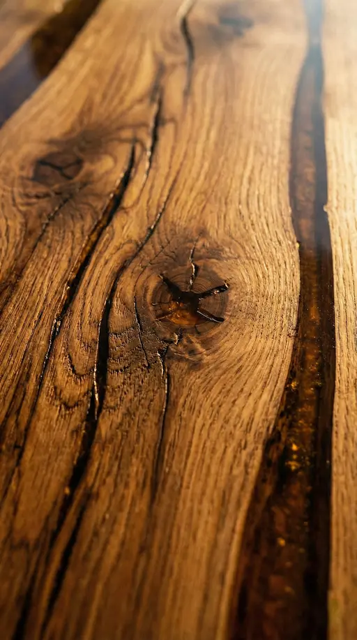 Struktura drewna dębowego